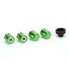 4pcs Wheel Rim Center Cap M4 Nut Fit for Traxxas TRX4 for Axial SCX10 90046 D90 for Tamiya