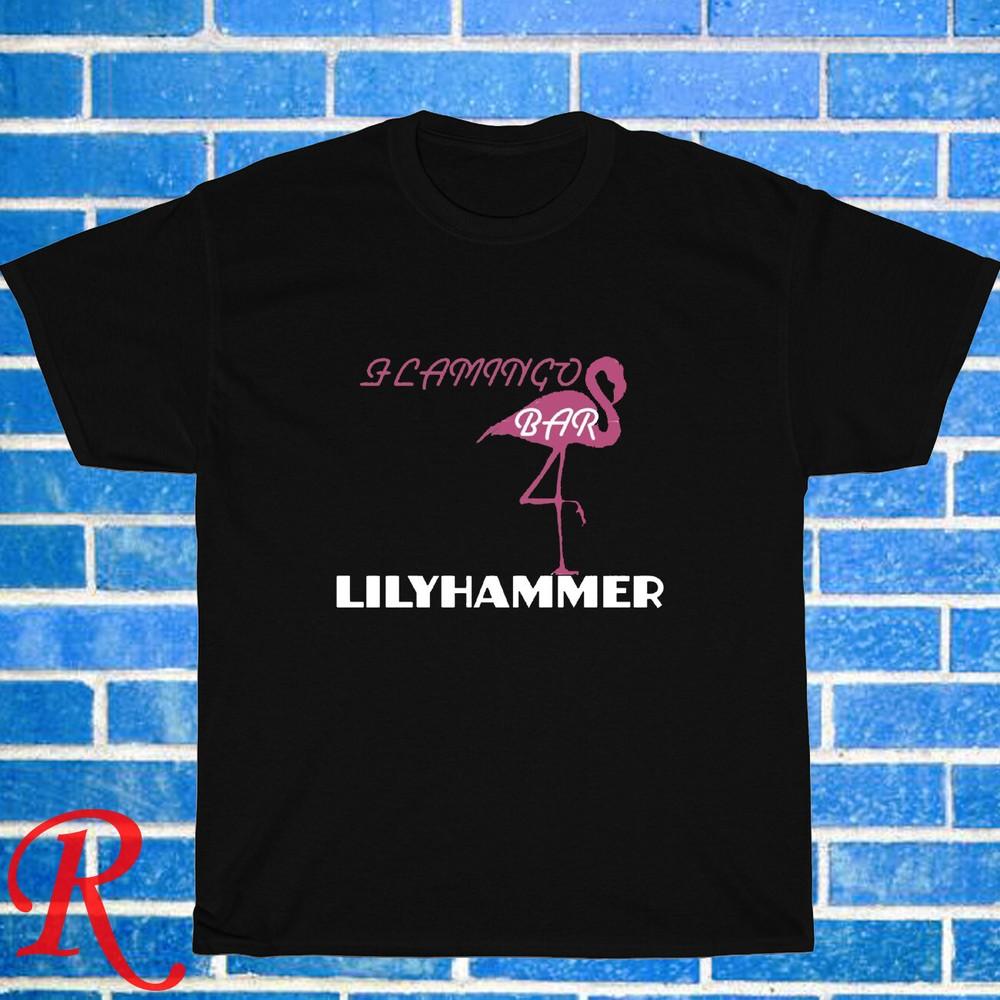 New! Flamingo Bar Lillehammer Black Grey Navy White Size S-5XL Unisex T-Shirt