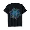 Pastel Floral Unisexdala Sacred Fractal Geometry Art Good Vibe T Shirt Vintage Unisex Designer Clothes Stretched Versatile