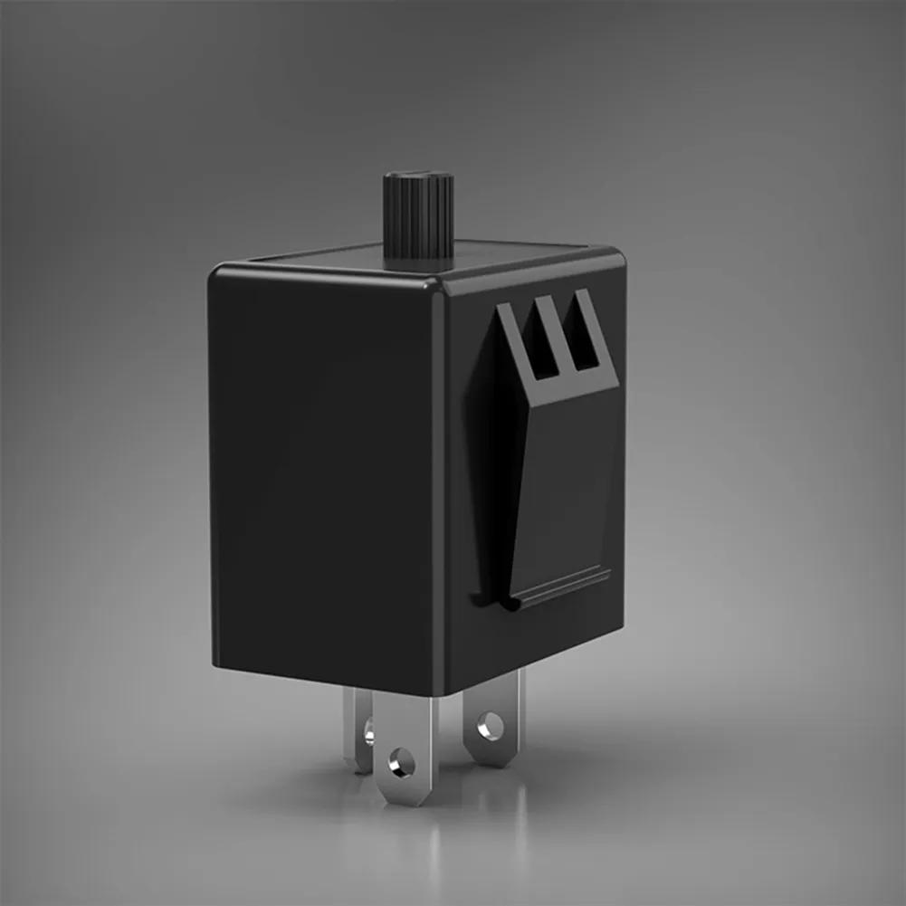 12v 3 Pin Adjustable LED Flasher Relay Motorcycle Turn Signal Lights LED Flashing Converter Tool Electronics Regulator Kit