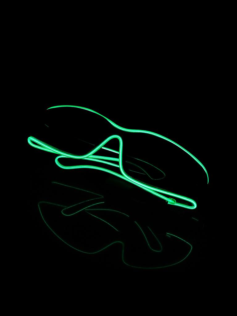 Wireless EL luminous glasses LED pixel sunglasses for disco KTV bar concert flash atmosphere party