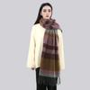 Warm Cashmere Blanket Women Travel Winter Scarf Fashion Plaid Pashmina Thick Shawl Wraps With Tassel Casual Bufanda Poncho New
