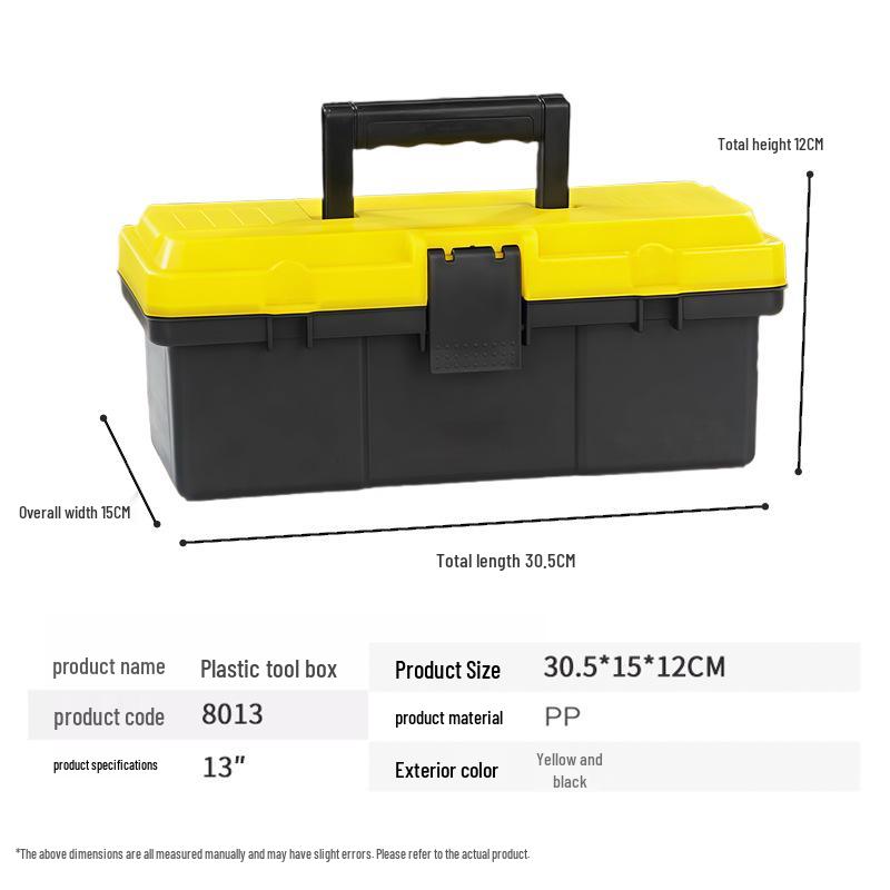 Thickened Multi-Functional Handheld Tool & Storage Box for Home, Car, DIY