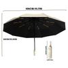 Reinforced double keel Umbrella, Men Strong And Durable Wind-resistant Umbrella, Anti-UV Sunscreen Umbrella Women's Sunny