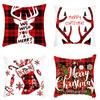 Popular Christmas Pillowcases for Holidays Santa Claus Linen Home Decoration Pillowcases