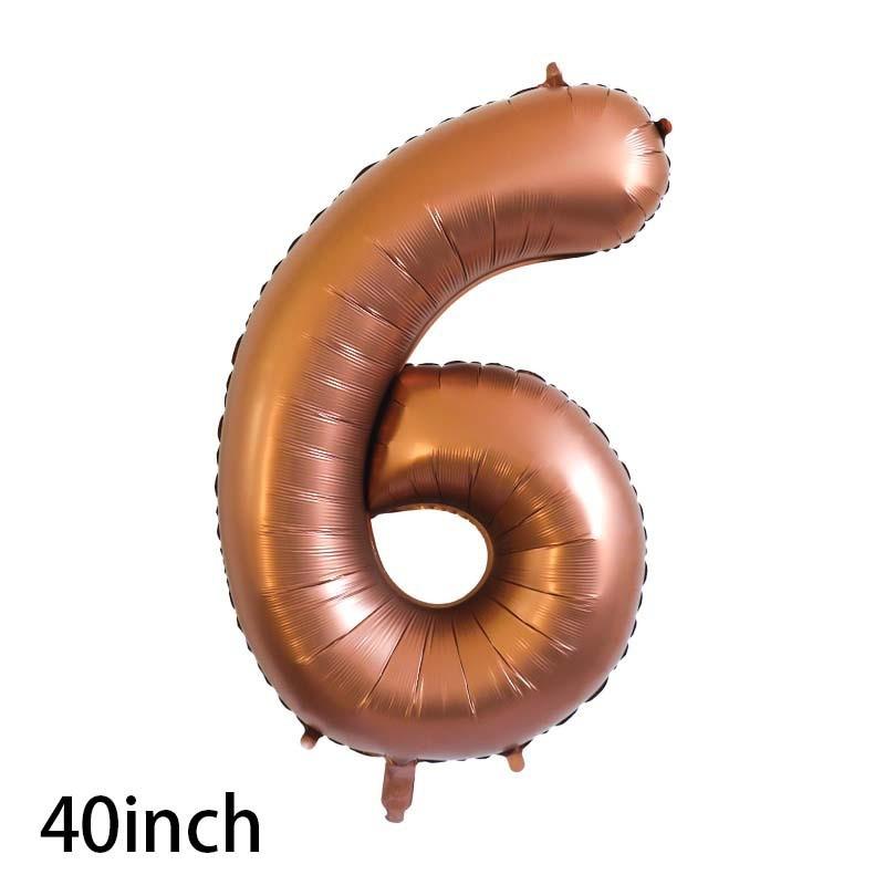 Feiern Sie mit lebhaften 32-Zoll- und 40-Zoll-Geburtstagszahlen-Folienballons für Partys