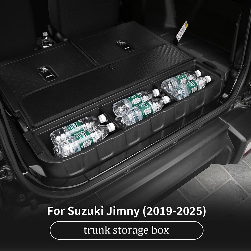 BDM1 For Suzuki Jimny 2019-2025 Trunk Storage Box Removable Partition Washable Organizer Anti-Scratch Interior Decor Auto Accessories