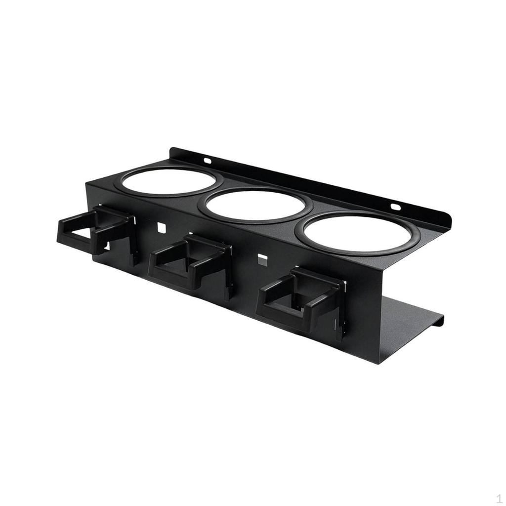 Spray Bottle Holder Car Wash Tool Organizer Space Saving Stand 5 Square Hooks Cleaning Supply