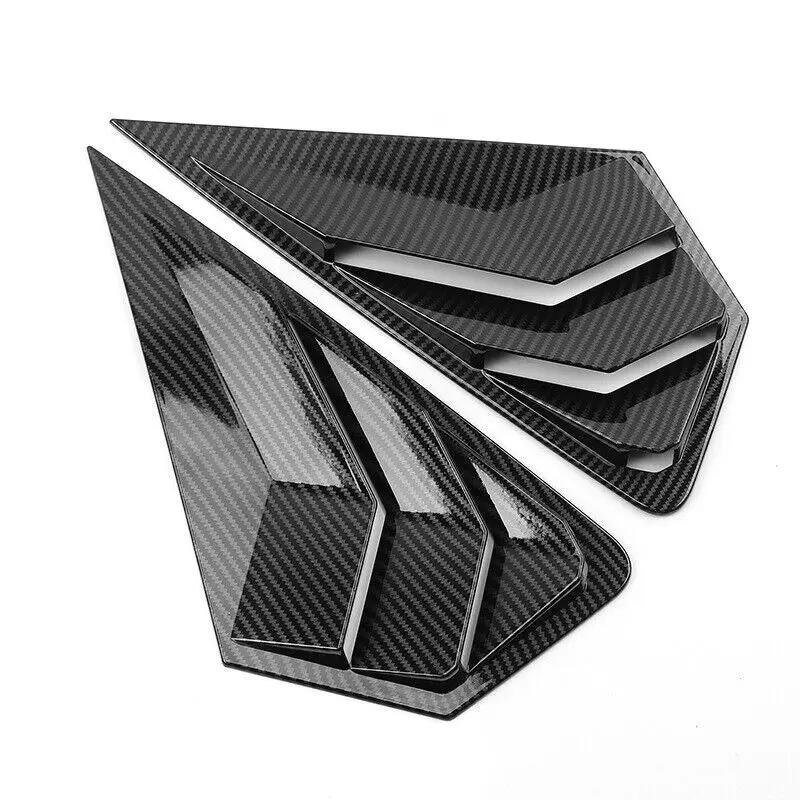 Car Rear Window Quarter Louver Shutter Cover For Ford Mondeo Fusion Sedan   Side Vent Trim ABS Exterior Accessories