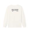 Skechers Sports Alliance Series Comfortable Versatile Simple Fashion Loose Sweatshirt Unisex Sweatshirt Cotton-Candy-White L325U018-0074