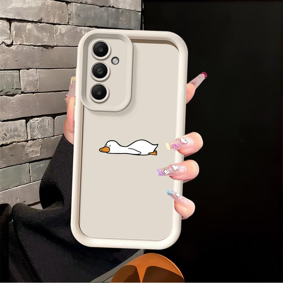 Simple And Cute Duck Phone Cover Case for Samsung Galaxy A16 A34 A12 A13 A56 A23 A51 A73 A53 A54 A15 A35 A36 A26 A32 A71 A72
