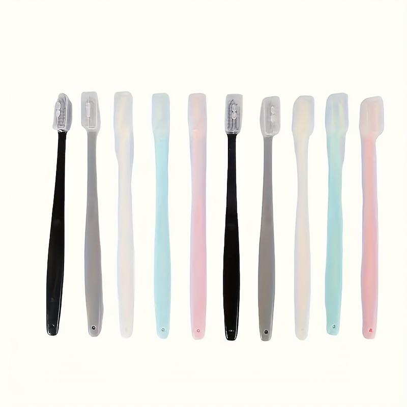 10pcs/set Teeth Deep Cleaning Toothbrush Soft Bristle Ultrafine Adult Tooth Brush Dental Oral Care Brush Portable Travel