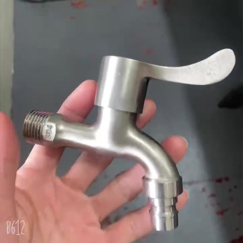 Copper Dual-Outlet Washing Machine Faucet