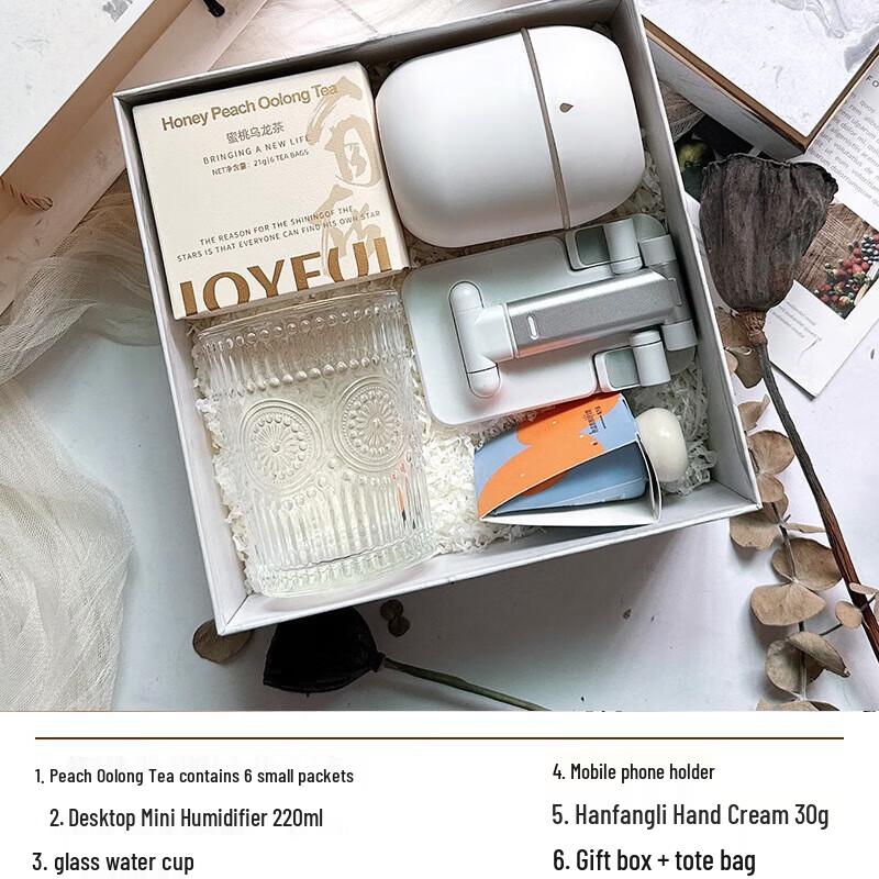 Business Gift Set with Glass Cup and Humidifier Package 7