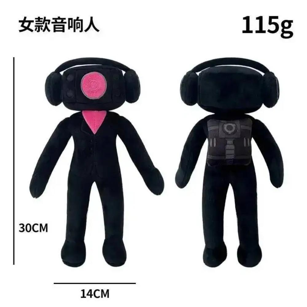 Skibidi Toilet Titani TV Man Speakerman Cameraman Peluche Titani Drill Man Clock Speaker Man Camera Man Peluche Giocattolo Morbido