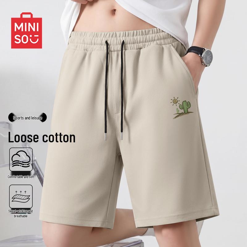 MINISO Men s American Style Cotton Casual Shorts 2XL
