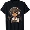 Anime en Muziek Zwart Meisje Anime Merchandise Afro Afro-Amerikaans T-shirt(2)