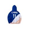 Li-Ning SS20 Paris Fashion Week Ping Pong Print Colorblock Hoodie Unisex Hoodie Blue AWDQ337-1