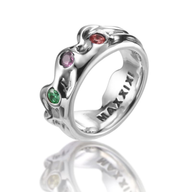 Anonymous Artisan Chewing Gum Silver Ring