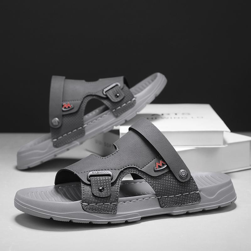 Fashion CYYTL Shoes Mens Slippers Casual Beach Summer Sandals Outdoor Slides Walking Comfort Leather Luxury Designer Lightweight Fashion
