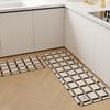 Kitchen Floor Mat PVC Leather Striped Carpet Anti-slip Oil-proof Waterproof Rug Long Strip Decorative Mats Alfombra De Cocina