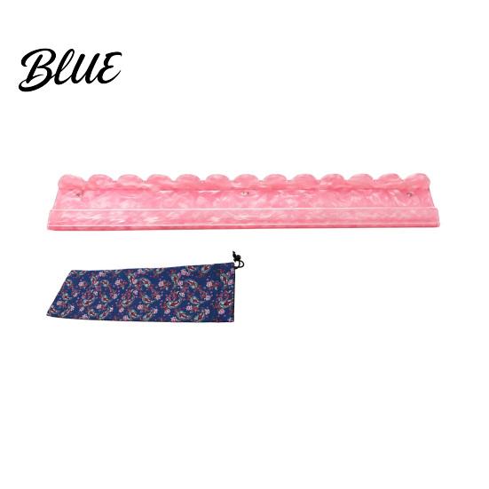 Mahjong Accessory 1/4Pcs Rack with Magnetic Pusher & Storage Bag Scalloped Acrylic Mah Table Organizer Jongg Tile Holder Bar Gift for American