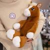 With Mane Sitting Foal Plush Doll Long Tail Cartoon Horse Stuffed Toy Horse Plush Toys  Children