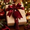 DIY Christmas Lantern Decoration Velvet Xmas Ball Ornament Hanging Ornaments  Party Decoration