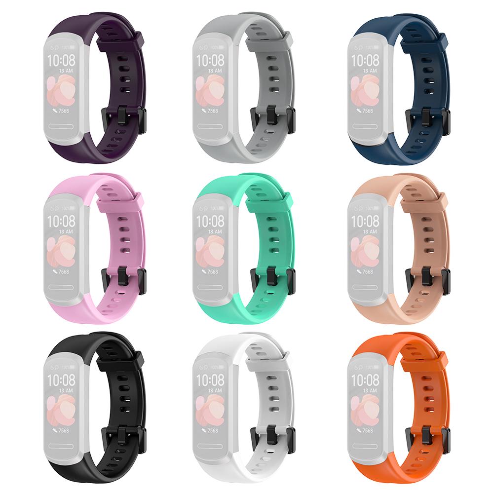 

Soft Silicone Wriststrap Replacement Watchband Bracelet for Huawei Band 4