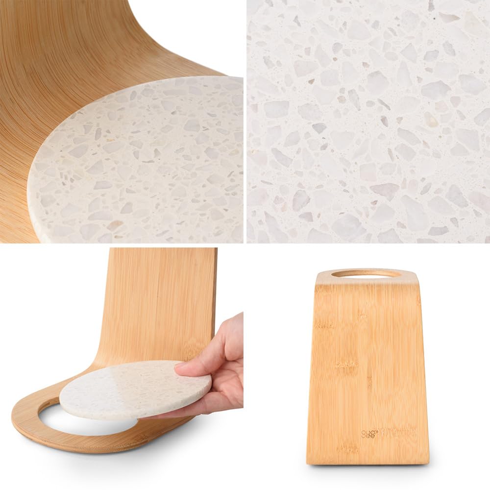 GUDEE TRIVI Coffee Drip Stand, 1-4 Cups, Bamboo, GudeeLife