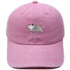 New cartoon possum embroidered baseball cap washed retro dad hat personalized men's and women's leisure sports hat