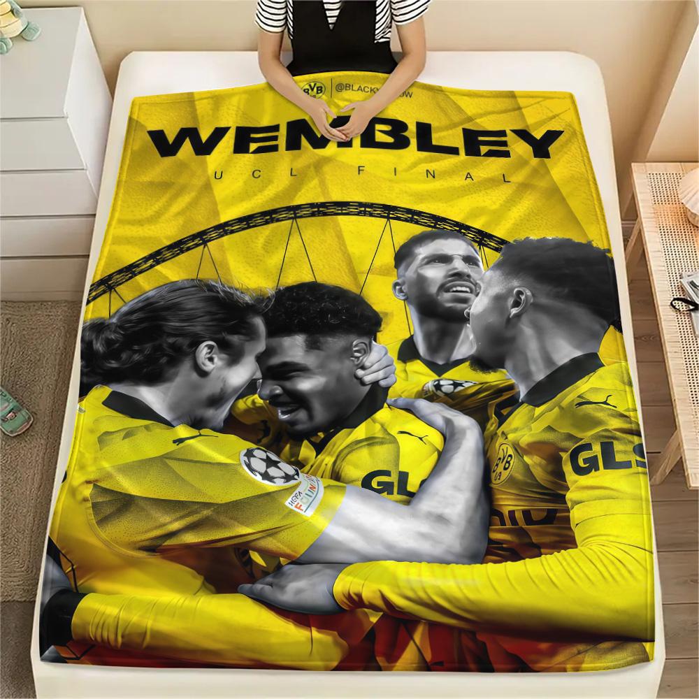 BVB Print FlAannel Blanket, High Quality Comfortable for All Seasons, Home Decor, Warmth and Comfort