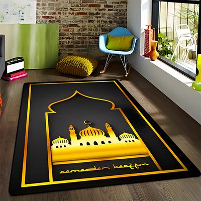 The Muslim Prayer Mat, Which Is Placed Under the Body During Prayer, Light and Easy To Carry ,prayer Rug for Muslims