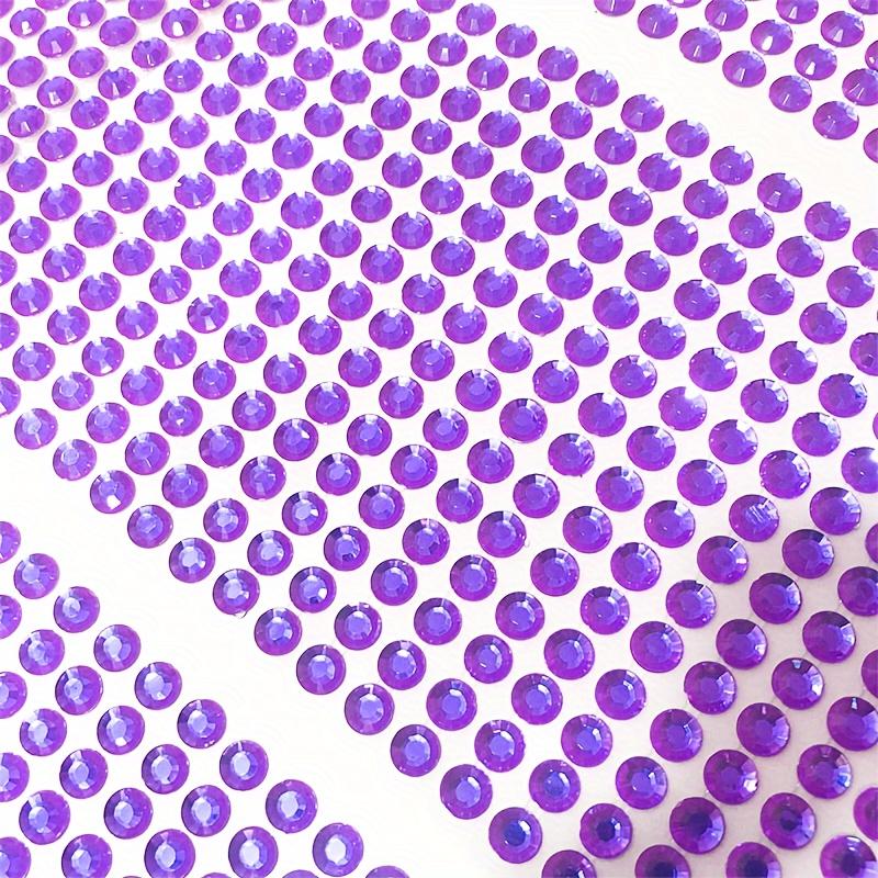 Set of 900pcs 4mm Acrylic Diamond Stickers, Semi-Circular Geometric Self-Adhesive for Handmade Photo Albums, Nail Art & Eye Makeup Decoration