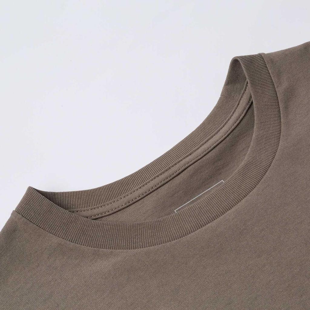 Vans Regular Solid Color Crew Neck Short Sleeve T-Shirt Unisex Tops Olive-Brown VN000J0S9JC