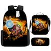 Naruto NARUTO Student School Bag 3D Digital Cartoon Printed School Bag Grade 3-6 Backpack