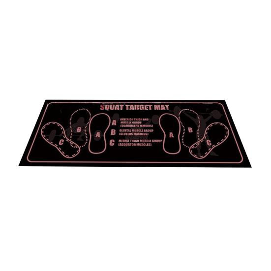 

Squat Mat with Foot Position Guides Home Fitness Squat Training Mat 31.5 x 13.78 Inches Multifunctional Exercise Mat for Squats Lunges Abdominal E