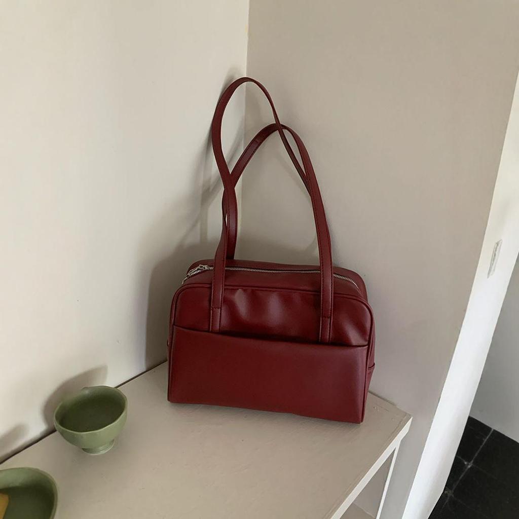 Women's Korean Retro Large Capacity Shoulder Tote Bag - Autumn 2025 Edition