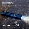 Trustfire EDC Magnetic Military 3300 362M IP68 Dustproof and Handheld Flashlight with Magnetic 1m Drop Battery Level Black Clip Ideal for Power Night