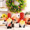 Ladybug Gnome Faceless Doll Decorations Kitchen Tiered Tray Decors for Farmhouses