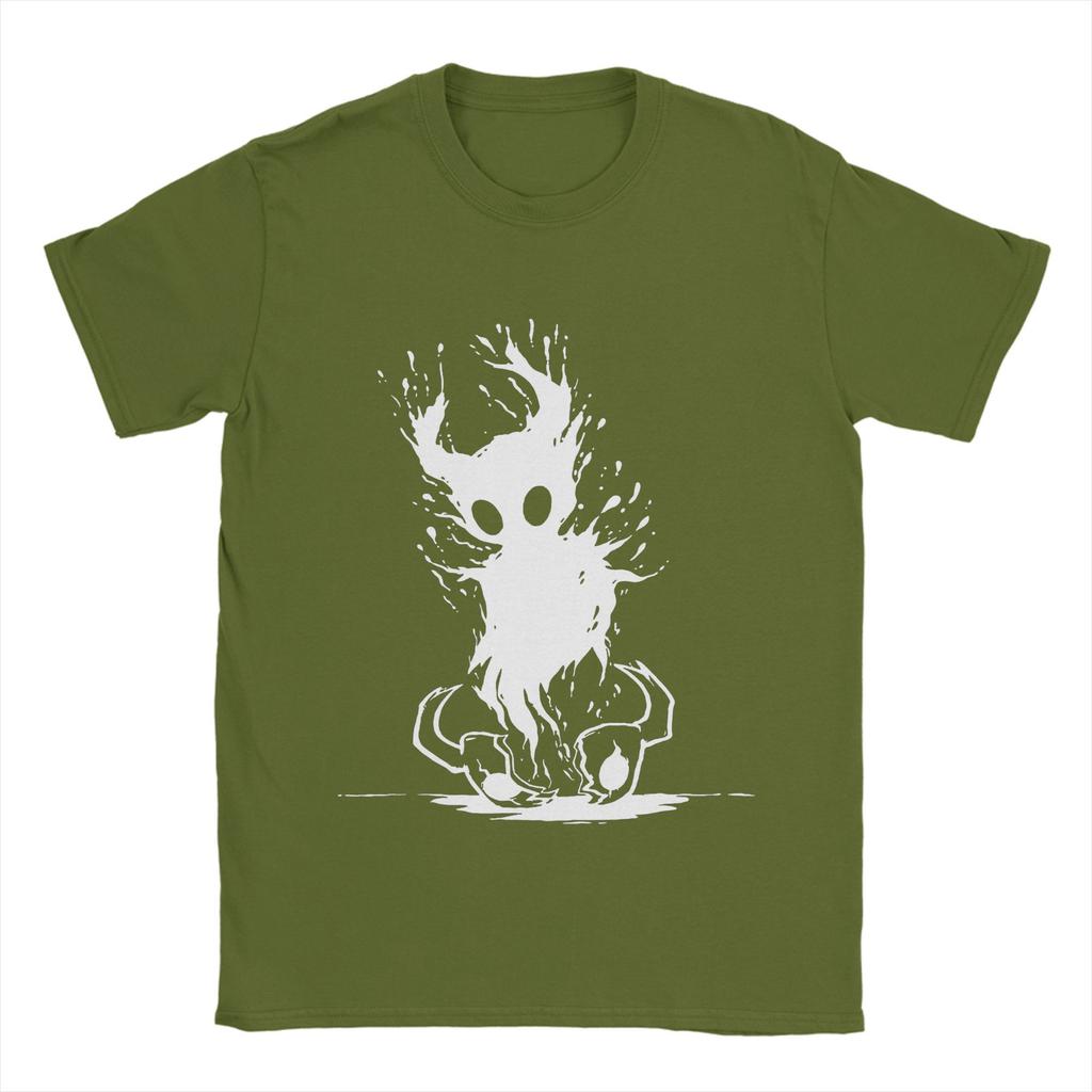 Men's T-Shirts Hollow Knight Gaming  Cool Pure Cotton Tees Short Sleeve  T Shirt Round Collar Tops