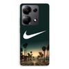 Case For Xiaomi Redmi Note 13 Pro 4G Nike Logo California Palm Trees At Night Maniacase