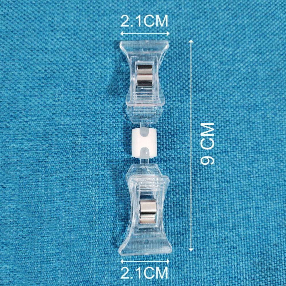16 Pcs 16 Pcs Clip Tag Holder Mini Sign Clip Rotatable Merchandise Sign Supermarket