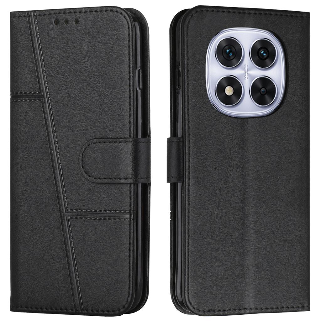 Dla Xiaomi Redmi Note 14 Pro+ 5G/Note 14 Pro 5G/Poco X7 5G Etui Stojak Klapka Ochronne Skórzane Pokrowiec na Telefon
