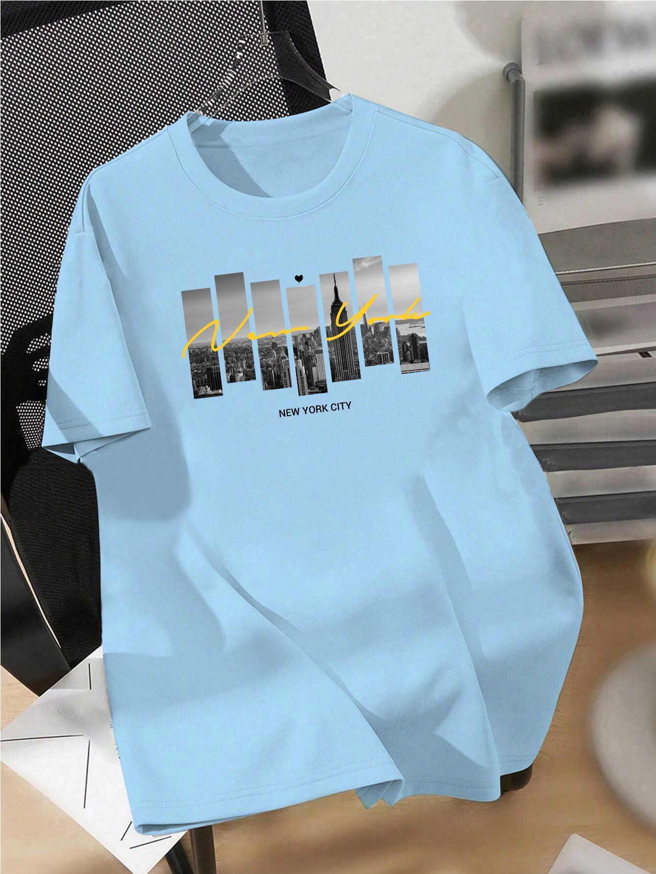 

Men s Summer T-Shirt - Casual Sporty Round Neck Short Sleeve, Geometric Pattern, Polyester and Elastane Blend, Machine Washable 4XL