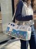 Cross-border Fashion Floral Shoulder Bag 2026 - Large Capacity Travel & Fitness Handbag