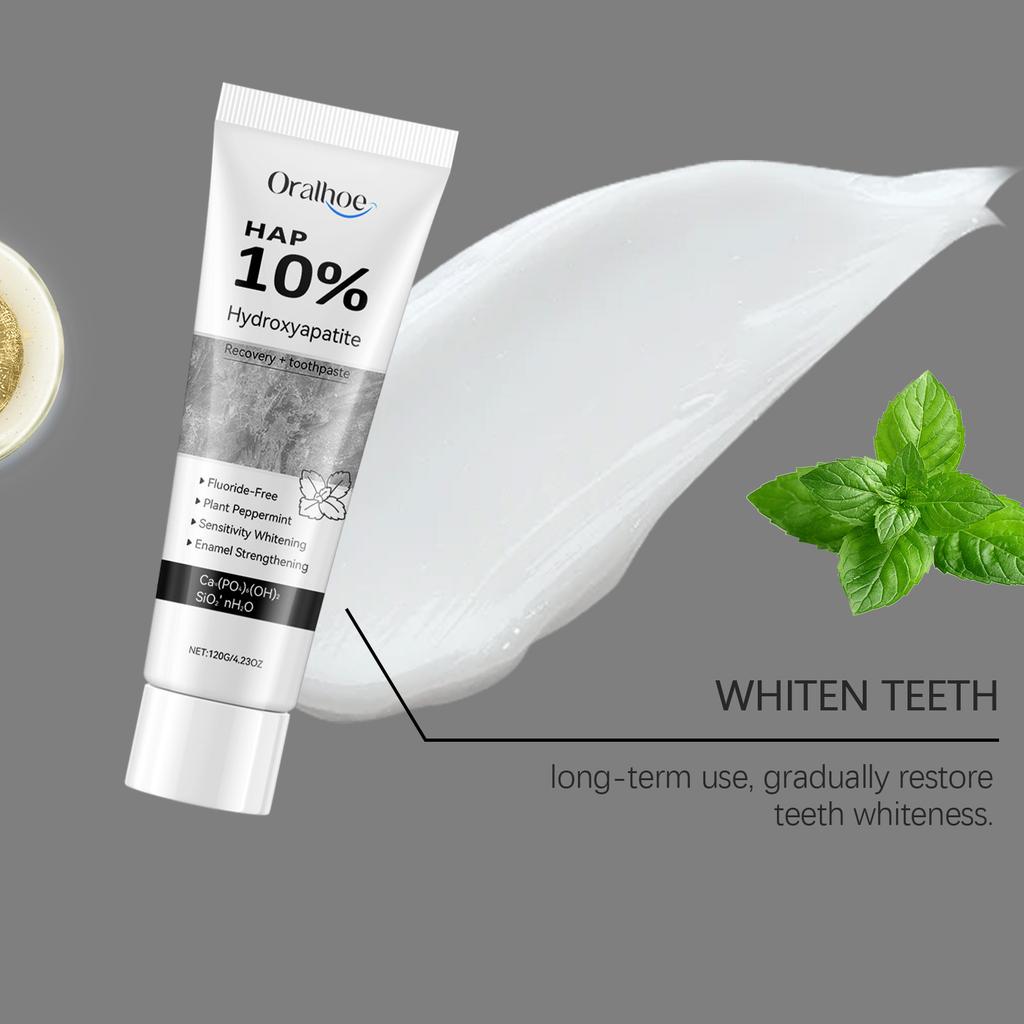 Whitening Teeth Toothpaste Enamel Repair Oral Hygiene Cleaning Stain Removal Fresh Breath Hydroxyapatite Brightening Toothpaste