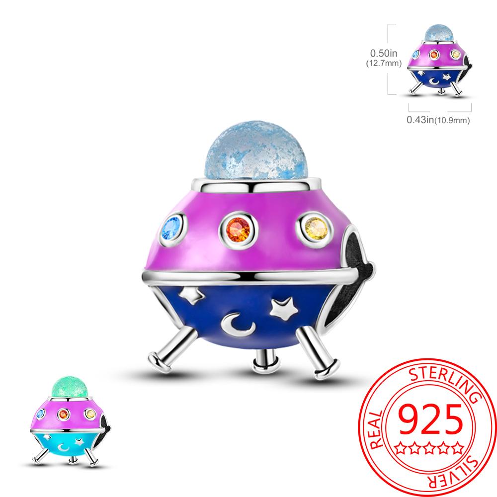 Noctilucent Copper Marine Organism Flowers Firefly Star Moon Build Pendant Bead Fit Bracelet Necklaces Party Gifts