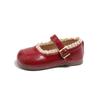 Sapatos Mary Jane de Couro com Renda para Crianças Primavera 2026 - Antiderrapantes, Sola Macia Sapatos de Princesa para Bebê