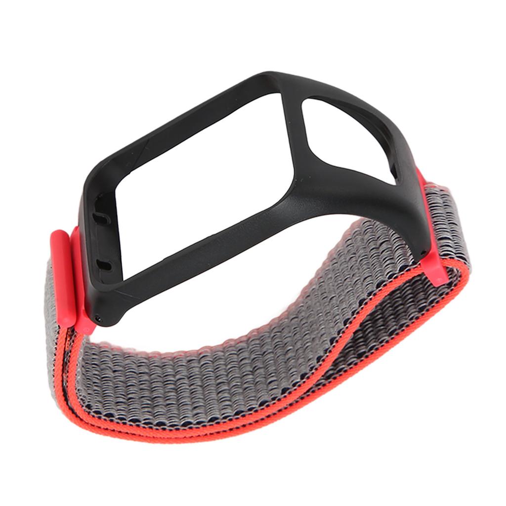 2 In 1 Elastic Braided Nylon Sport Watch Strap Replacement Watch Band Accessory for TOMTOM Runner3 Bluish Red